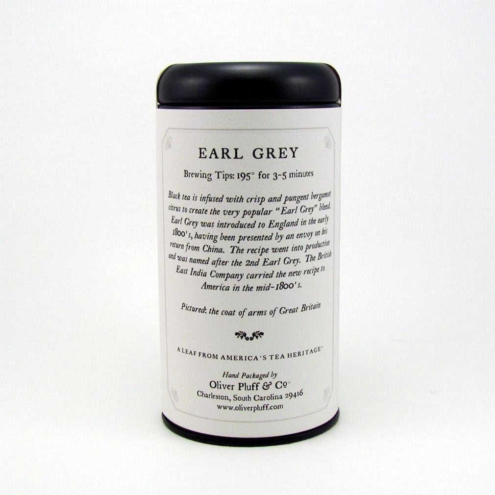 Oliver Pluff Earl Grey Loose Leaf Tea | Black Tea & Bergamot | 2.75 Ounce
