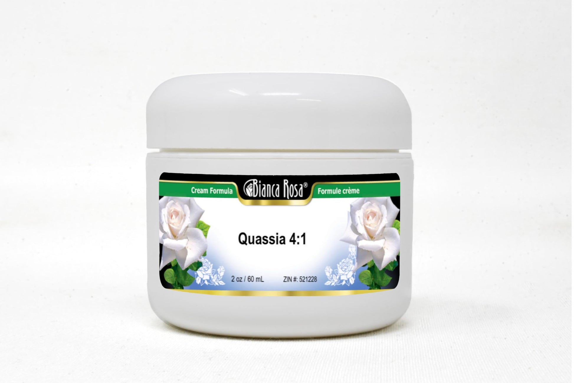 Bianca Rosa Quassia Cream 4:1, 2 oz - Natural Herbal Skin Care