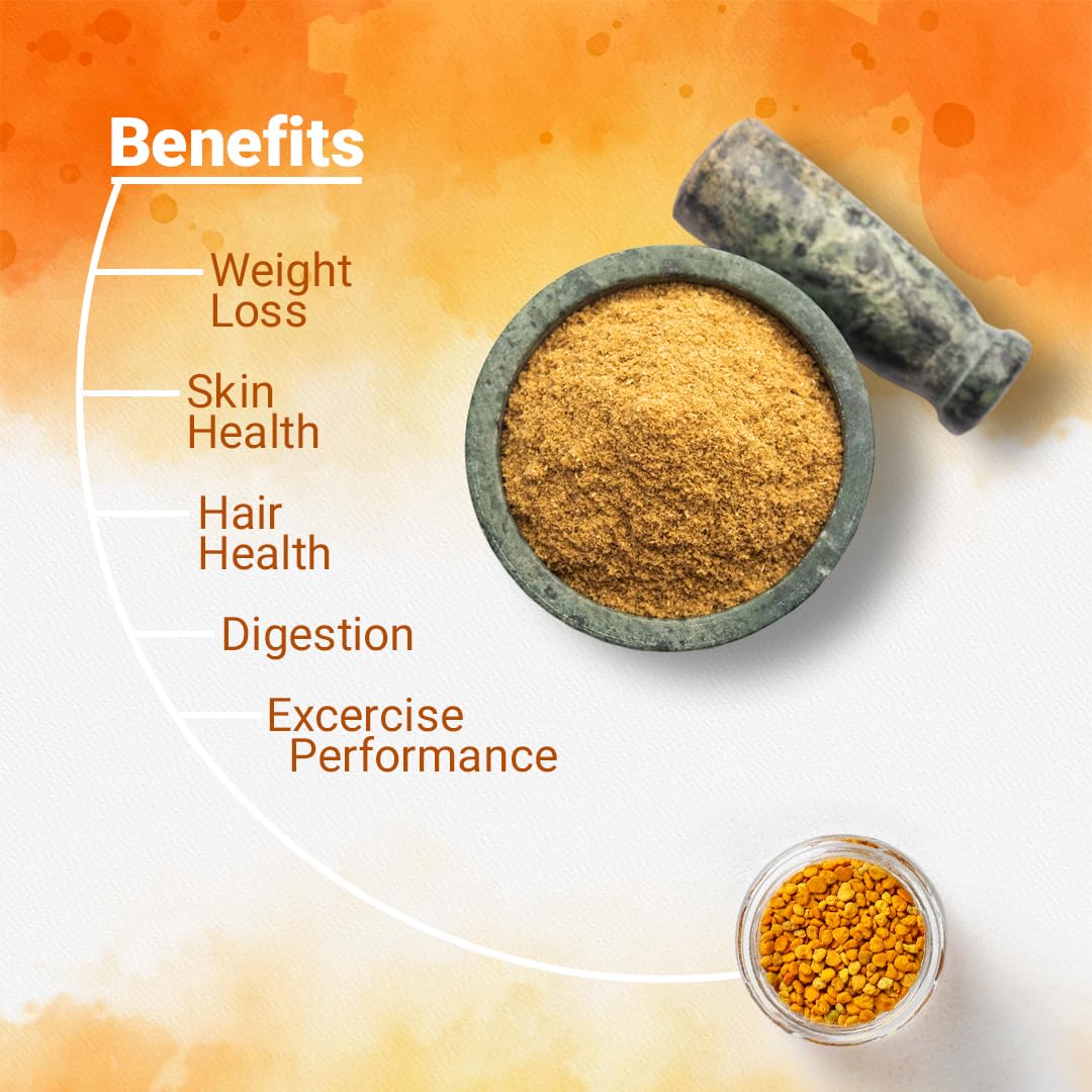 Mi Nature Fenugreek Seed Powder (Trigonella Foenum) | Methi Dana Powder | 454G | (16.01Oz) (1Lb) | 100% Pure & Natural No Addict