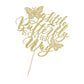 Qertesl A Little Butterfly Is On Her Way Cake Topper,Butterfly Themed Cake Decoration,Great For Baby Shower, Welcome Baby, Gende