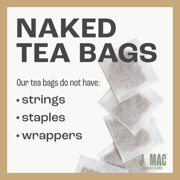 J Mac Botanicals, Organic Hibiscus Tea Bags (100 Tea Bags) Fresh Dried Hibiscus Flower From Egypt, Packaged In The Usa
