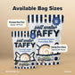 Taffy Shop, Caramel Lovers Favorites, Salt Water Taffy – Assorted Gourmet Soft Chewy Candy, Variety Pack, Bulk Sweet Snack, Fresh Gift & Gluten-Free, 140 Individually Wrapped Pieces (32Oz)