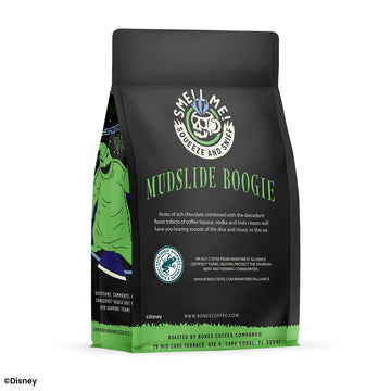 Bones Coffee Company Mudslide Boogie Whole Coffee Beans Chocolate Mudslide Flavor, Made With Arabica Coffee Beans, Medium Roast