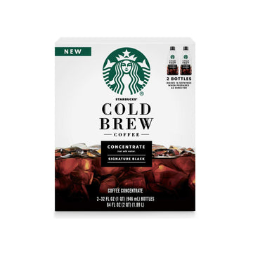 Starbucks Coffee Cold Brew Concentrate 2 Bottles Of 32 Fl Oz Net Wt 64 Fl Oz,, ()