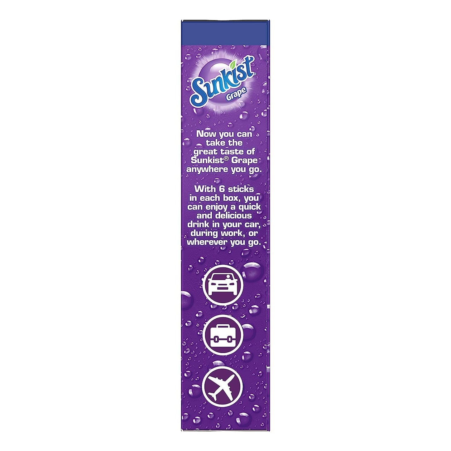 SINGLES TO GO! Sunkist Soda G  Drink Mix, 0.53 OZ, 6 CT (Pack of 4)