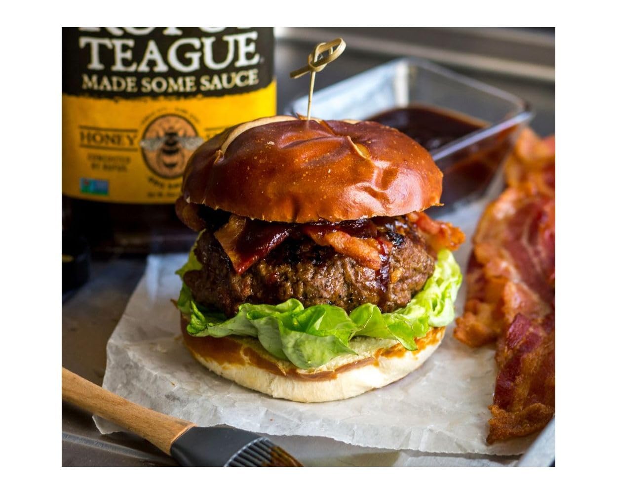 Rufus Teague Honey Sweet Bbq Sauce, 16 Oz(454G)