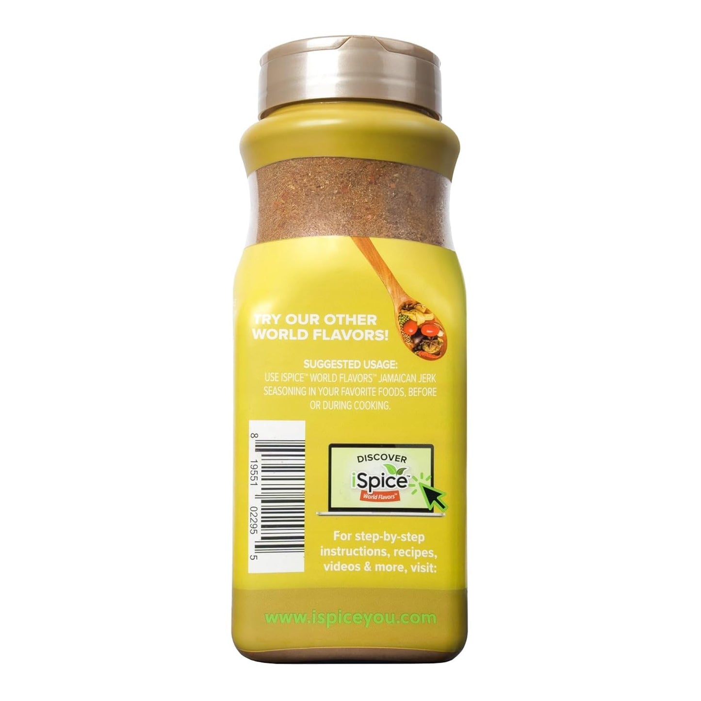 Ispice Blend | Jamaican Jerk | 19.19 Oz | Mixed Spice & Seasoning | Bulk Size | Halal | Kosher (Jamaican Jerk)