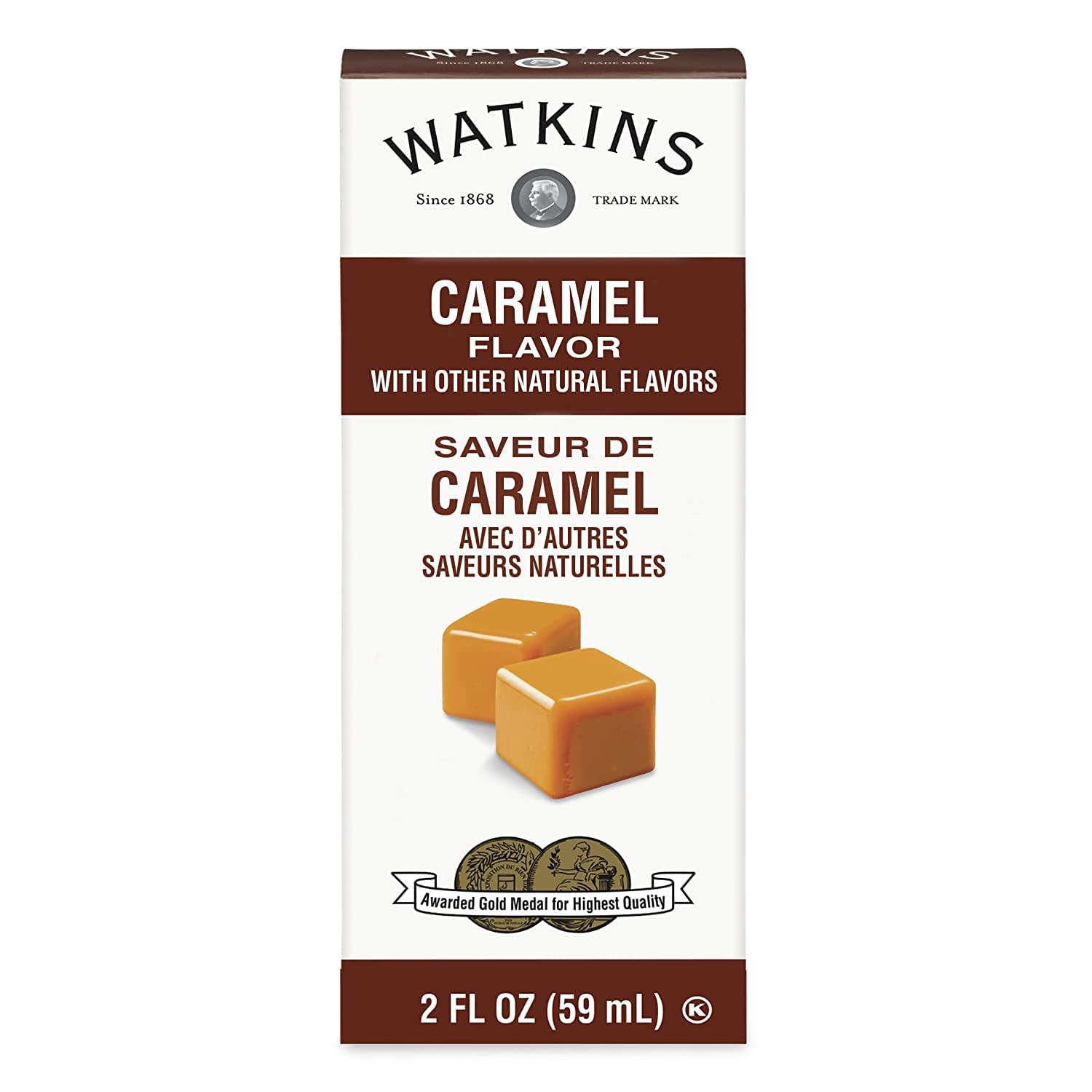 Watkins Caramel Flavor with Natural Flavors, 2 Ounce (Pack of 3)