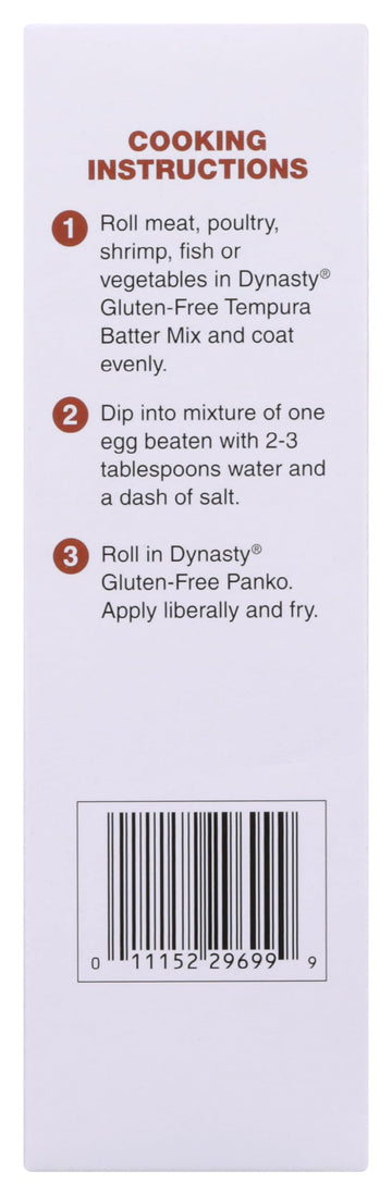 Dynasty Rice Panko Bread Crumbs, Gluten Free, 8 Ounces (Pack Of 6)