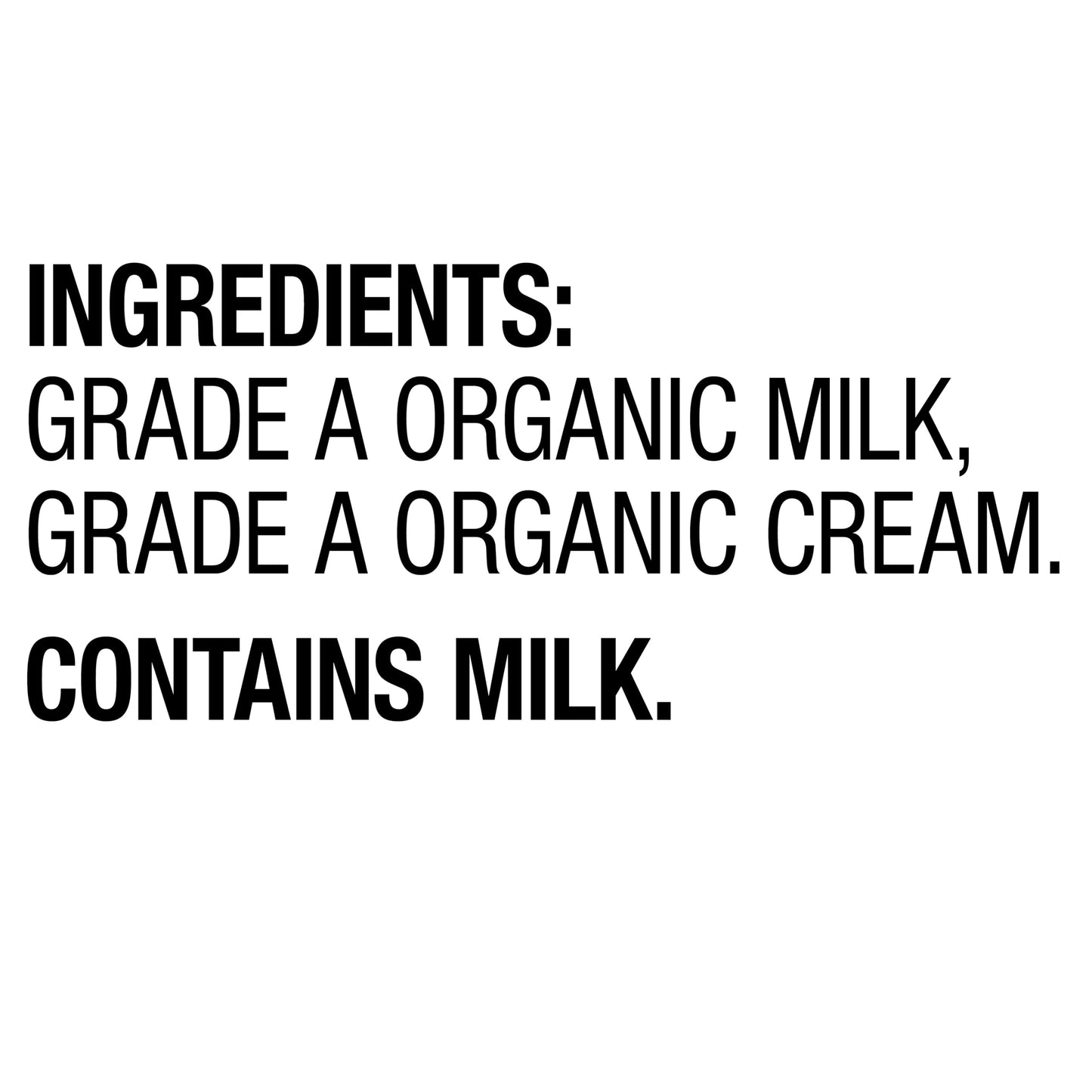 Horizon Organic Half and Half, Ultra Pasteurized Milk and Cream, Great as a Coffee Creamer and for Cooking and Baking, 16 fl oz