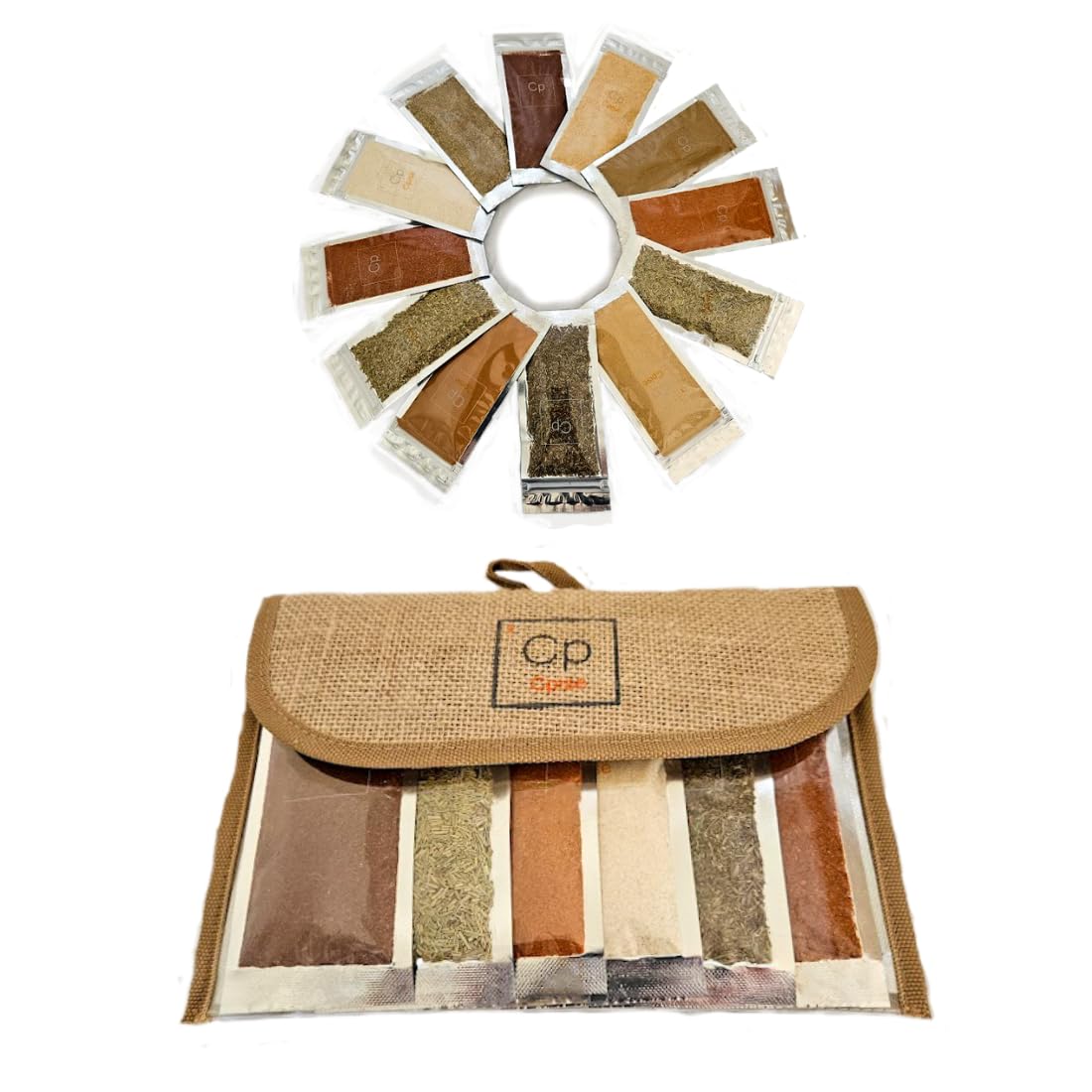 Organic Spice and Seasoning Basic Starter Set includes 12 Organic Spices: Cayenne | Cinnamon | Cumin | Garlic | Ginger | Italian