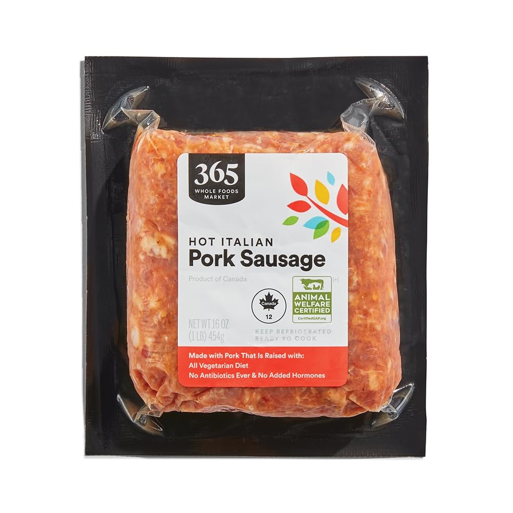 365 By Whole Foods Market, Hot Italian Pork Sausage, 16 Ounce