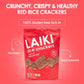 Rice Crackers - Gluten Free Snacks - Deliciously Light and Airy Crunch - Allergen-Friendly, Vegan, Non-GMO, FODMAP Friendly, See