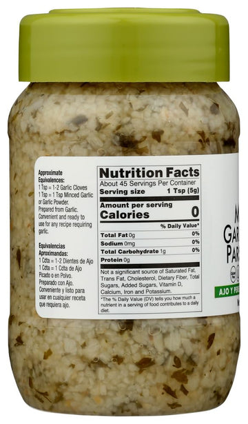 Badia Khlv00397486 8 Oz Garlic Minced Parsley Spice
