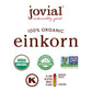 Jovial 100% Organic Einkorn All Purpose Flour - Baking Flour, High Protein, USDA Certified Organic, Unbleached Flour, Product of
