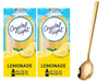Sukkar Pasha Crystal Light On The Go Drink Mix - Sugar-Free Lemonade - 2 Pack of 10 Pouches - 0.67 Ounce Each
