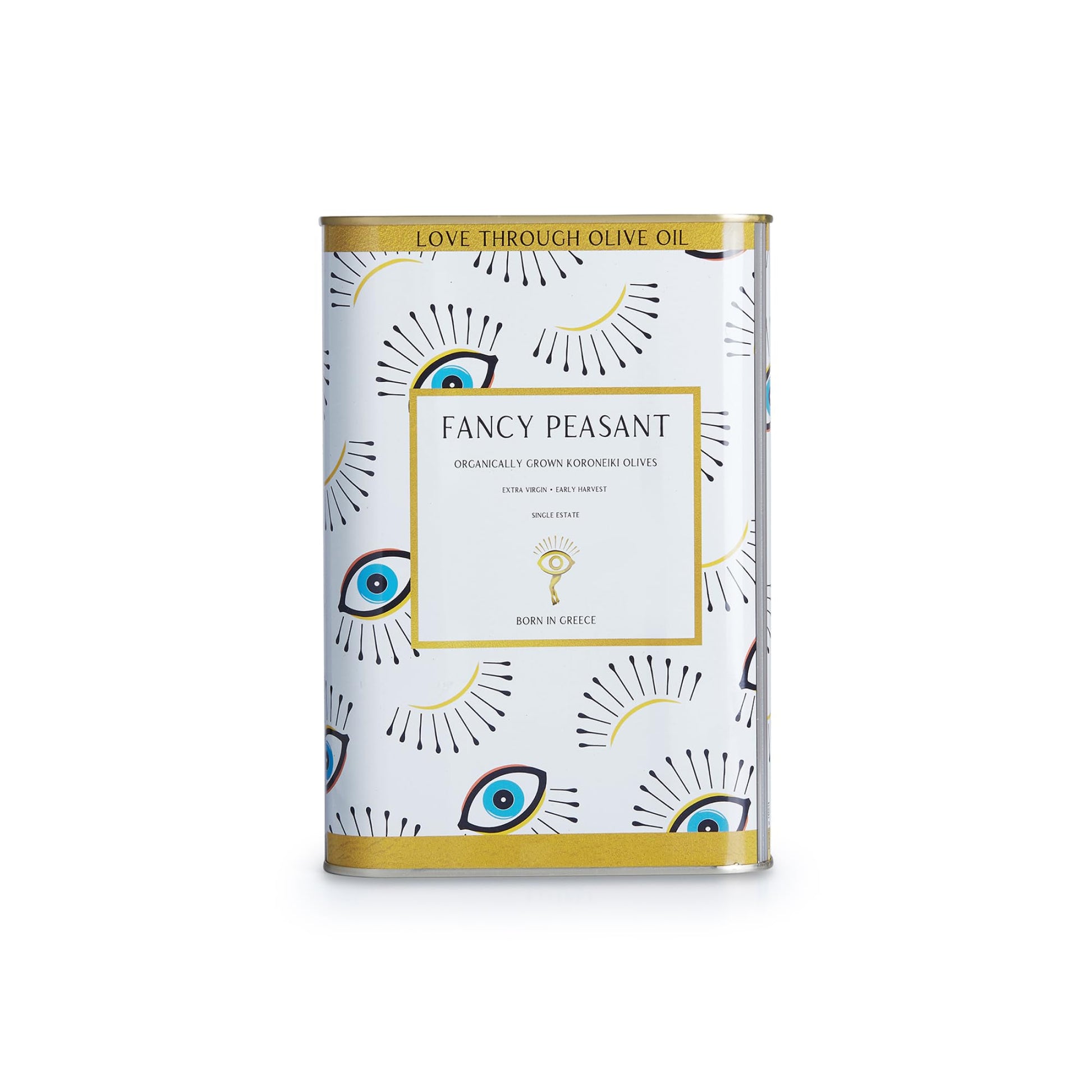 Fancy Peasant 1L Tin Everything Olive Oil  Hand-Picked Koroneiki Olives  High Phenolic 400+ Polyphenols  Extra Virflavor Blend Organic  Cooking Oil Vegetable  Early Harvest  Extra Light Olive Oils