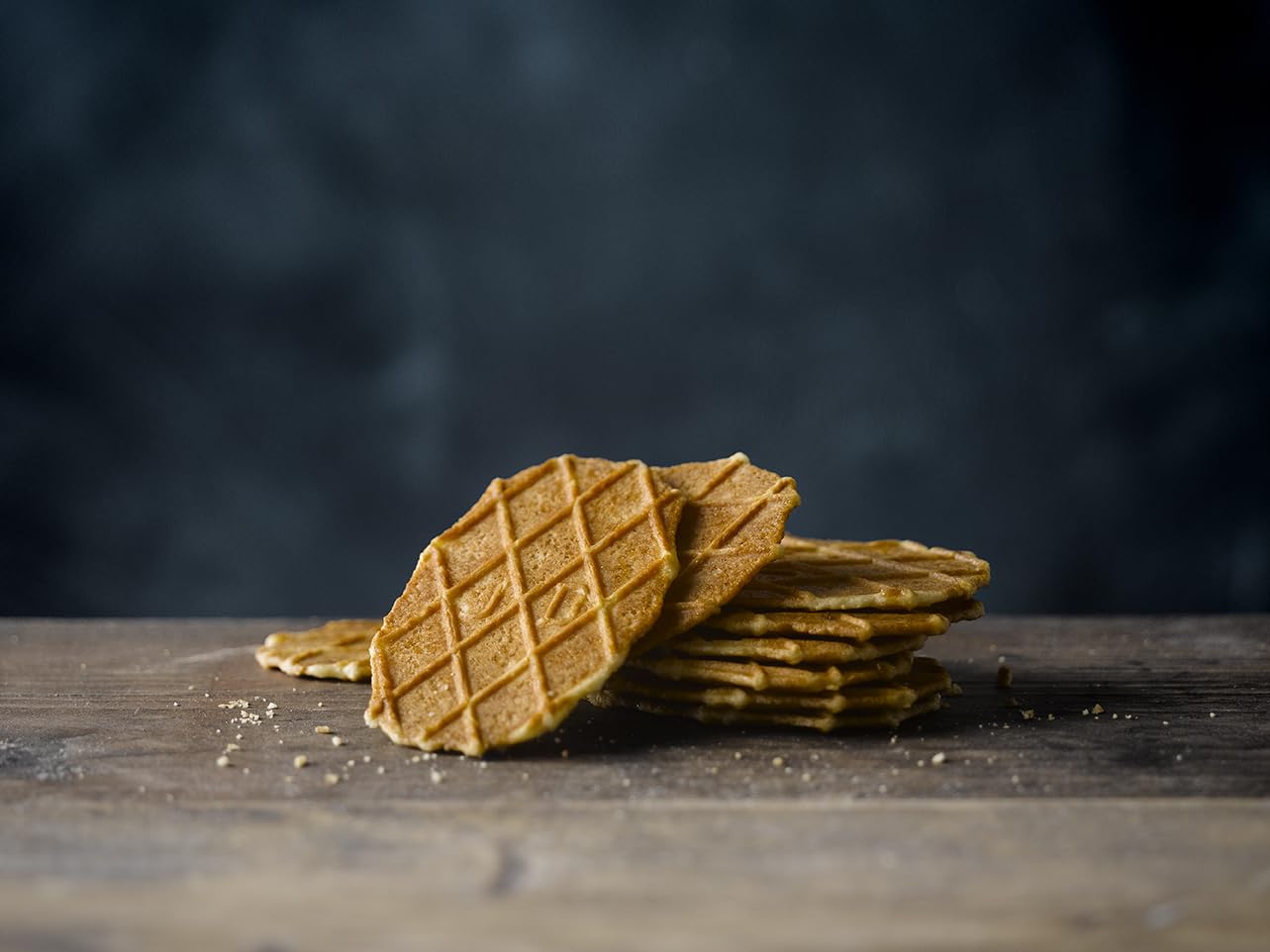 Jules Destrooper Butter Crisps - Caramelized Butter Biscuits, Kosher Dairy, Authentic Made In Belgium - 3.5Oz