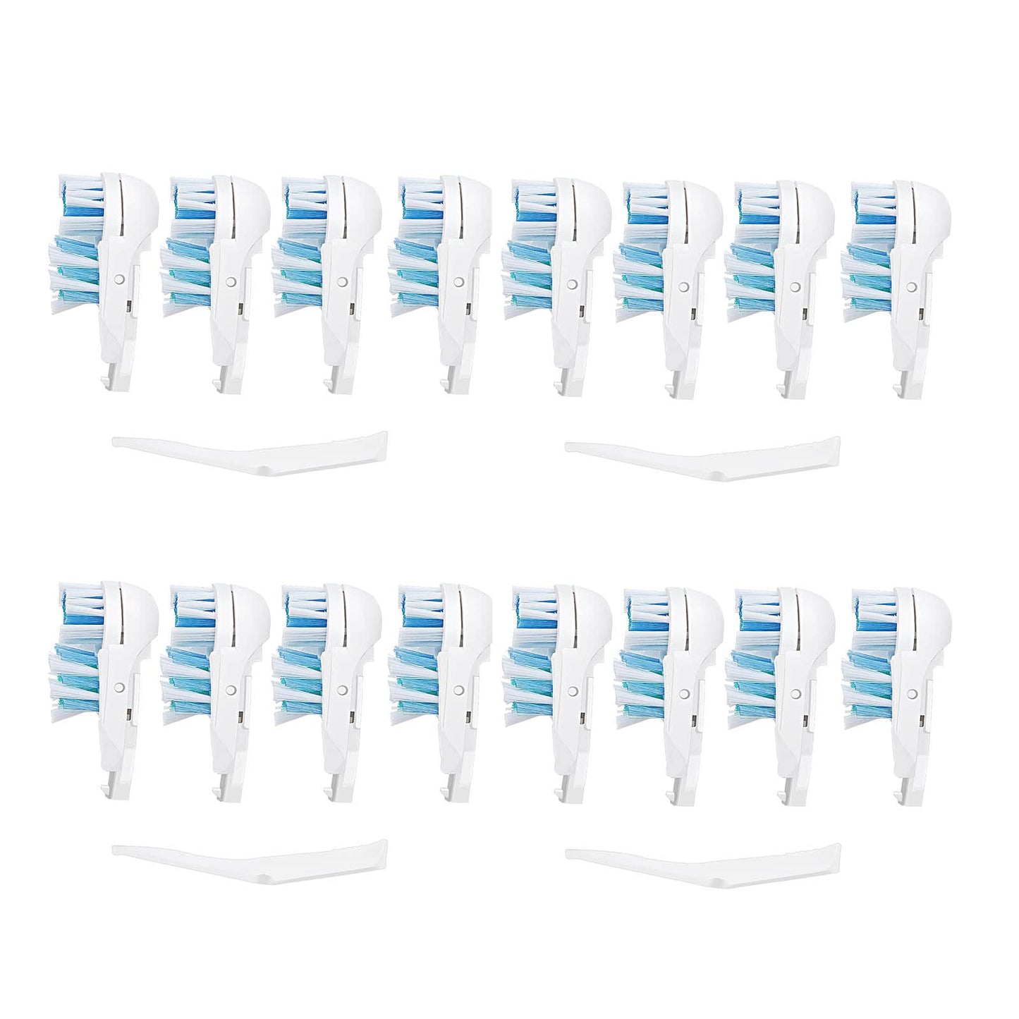 Sensitive Replacement Electric Replacement Toothbrush Heads (16 Count) Dual Clean Rotating Sets Compatible With Braun Oral B Cro
