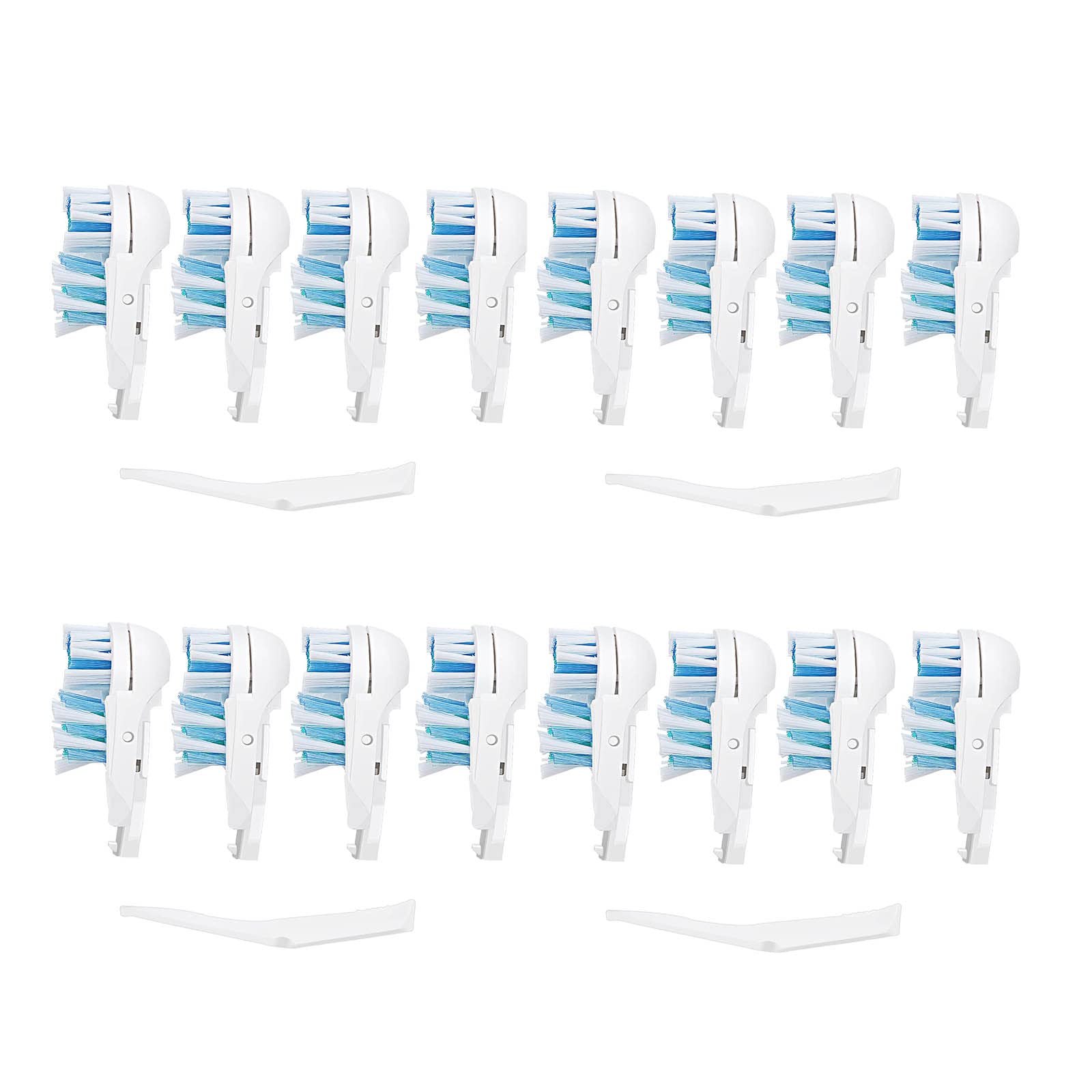 Sensitive Replacement Electric Replacement Toothbrush Heads (16 Count) Dual Clean Rotating Sets Compatible With Braun Oral B Cro