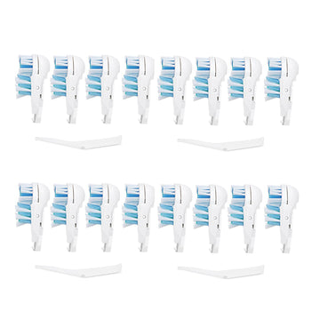 Sensitive Replacement Electric Replacement Toothbrush Heads (16 Count) Dual Clean Rotating Sets Compatible With Braun Oral B Cro