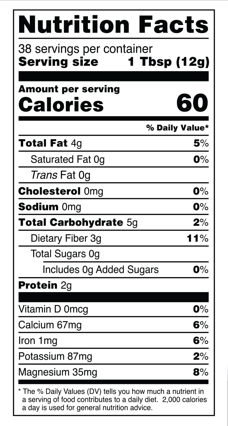 Terrasoul Superfoods Organic Black Chia Seeds, 16 oz - Energy & Wellness Superseed