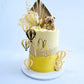 Oh Baby Cake Topper - Gold Acrylic Baby Shower Cake Decoration For Gender Reveal Party/Baby Booth Props Party Photo Decorations