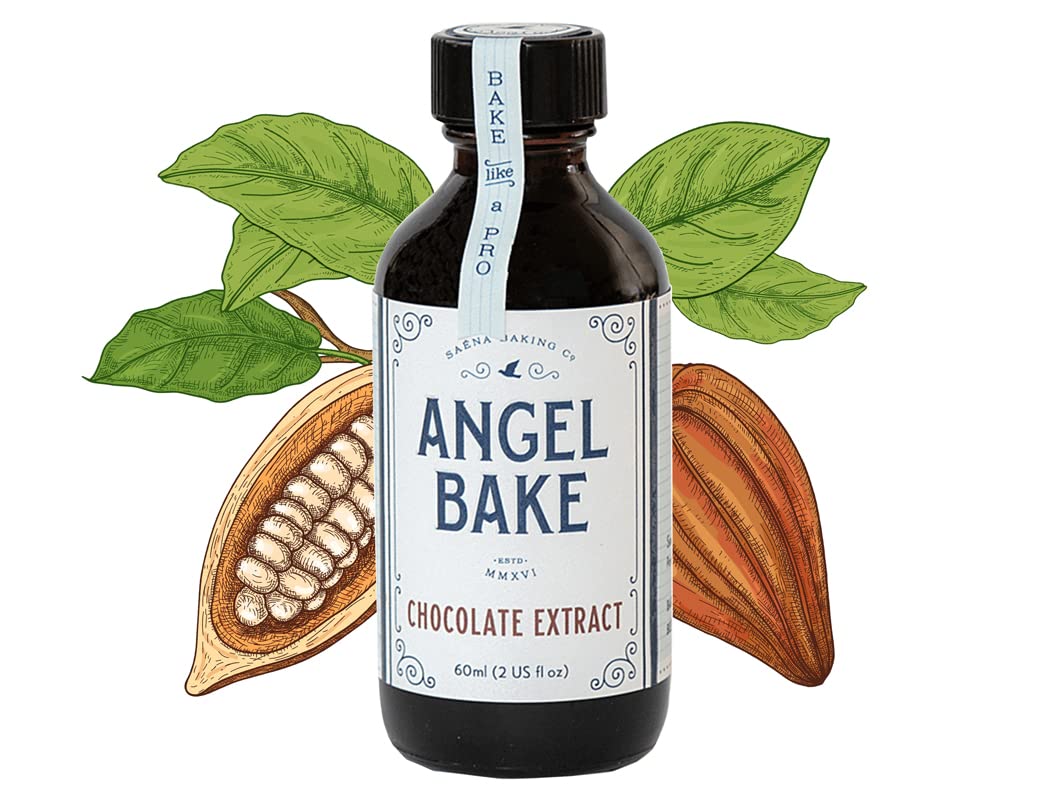SAENA BAKING CO Pure Chocolate Extract, Keto Friendly, Vegan, Gluten Free, No Added Sugar, 2 Oz