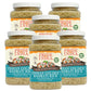 Pride Of India - Pack Of 6 - Extra Long Indian Golden Basmati Rice - Healthy Parboiled Sella Grain, 3Lbs Jar
