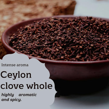 Tropical Goodness Pure Ceylon Clove Whole, Organic Whole Cloves, Usda & Kosher Certified, Premium Grade, 16 Oz, Non-Gmo, Gluten-