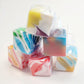 Hard Candy Cube Lollipop Suckers: Individually Wrapped Flavored Sucker Pack By Espeez - Old Fashioned Square Party Pops In Bulk - Tye Dye, 48 Count
