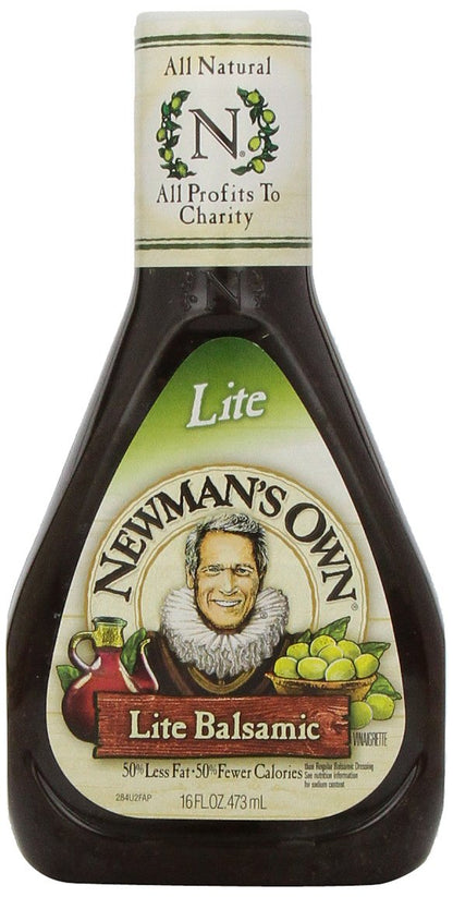 Newmans Own Salad Dressing Light Bals, 16-Ounce (Pack of 3)