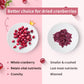 Frenature Freeze Dried Cranberries, Natural Freeze Dried Fruits, Canada Whole Dried Cranberries, Camping Food & Healthy Snacks,