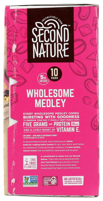 Second Nature Wholesome Medley Trail Mix 10 Pack, 15 Oz