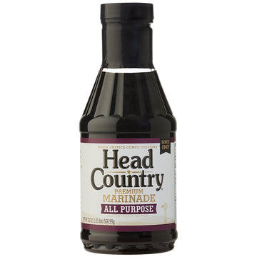 Head Country Premium Marinade | Gourmet, Vegetarian, Gluten Free Marinade With No MSG | All-Purpose Marinade Sauce Great For Gri