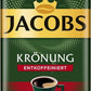 Jacobs Decaf Ground Coffee, 500g / 17.6oz, Black, Model 4000508076688