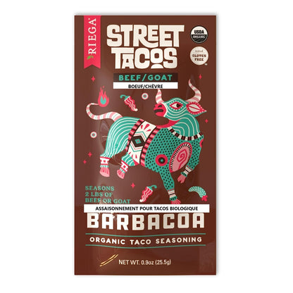 Riega Organic Barbacoa Street Taco Seasoning, 0.9 Oz