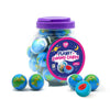 Funtasty Earth Planet Gummy Balls Candy - 19 Ounce Jar (30 Count) - Strawberry Jam Center