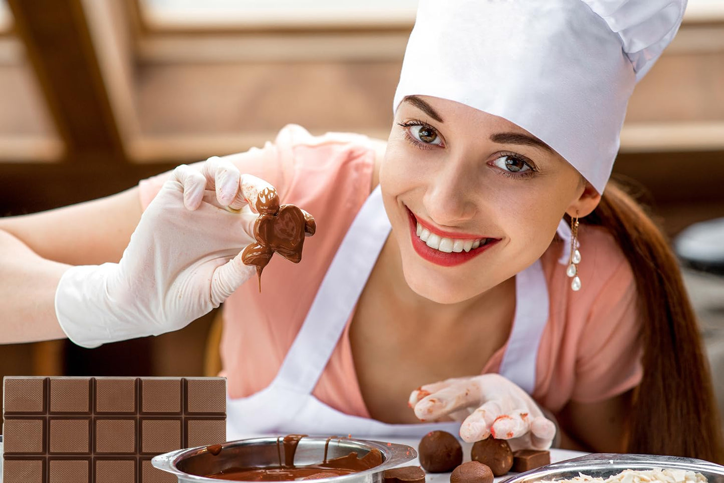 The Dreidel Company Almond Bark Coating Baking Bar, Candy Coating, Microwaveable Almond Coating For Baking, Toppings, and Sweets