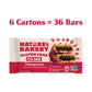 Natures Bakery Gluten Free Fig Bars, Pomegranate, Real Fruit, Vegan, Non-Gmo, Snack Bar, 6 Boxes With 6 Twin Packs (36 Twin Pack