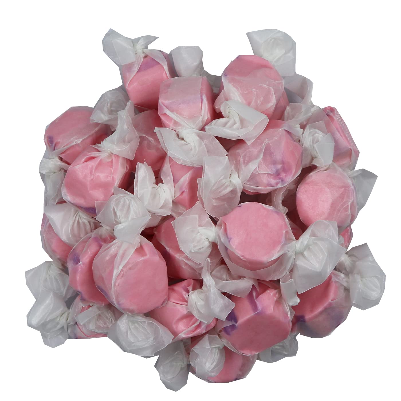 Gourmet Soft and chewy Salt Water Taffy Candies - Individually Wrapped - Bulk bags (Cranberry, 2 Pound (Pack of 1))