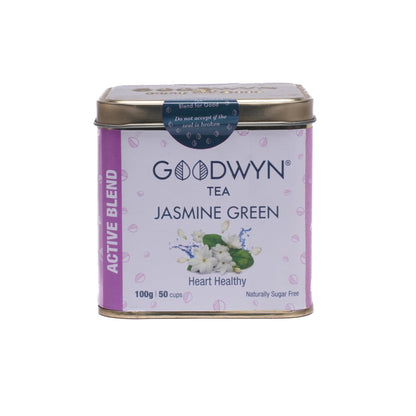 Goodwyn Jasmine Green Tea, Green Tea With Jasmine Blossoms, 100 Grams