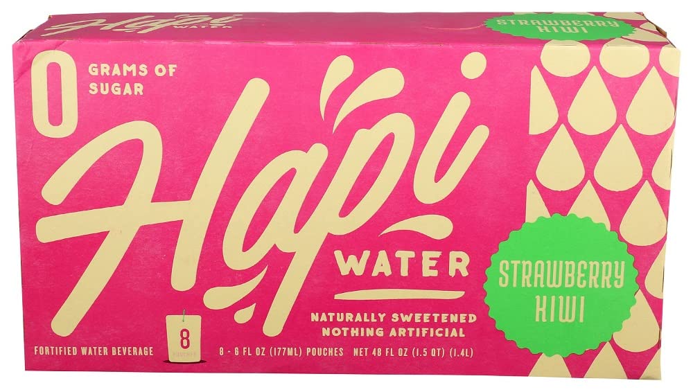 Hapi Drinks - Water Sunny Strawberry Kiwi - Case Of 4-8/6 Fluid Ounces