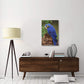 Hyacinth Macaw Eating Piassava Palm Nuts, Cerrado, Brazil-Canvas Art-24''X36''
