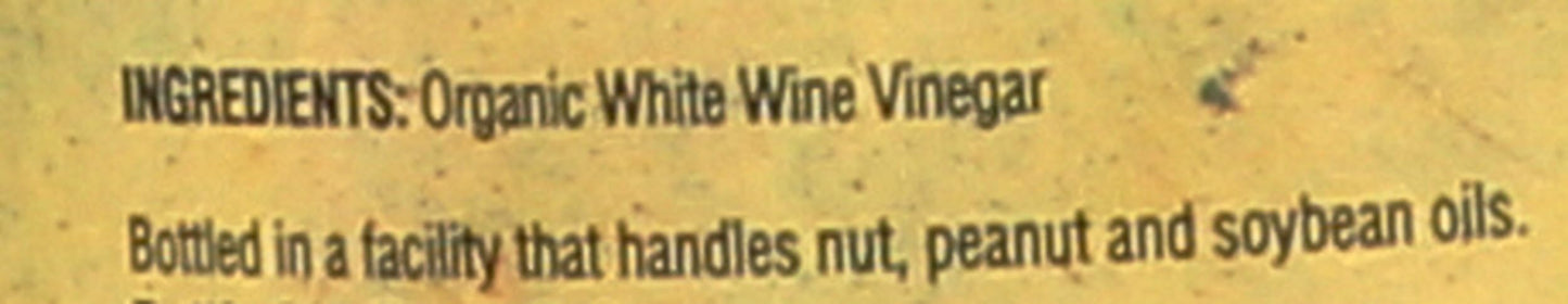 Napa Valley Naturals Organic White Wine Vinegar, 12.7 Fl Oz, Pack of 1