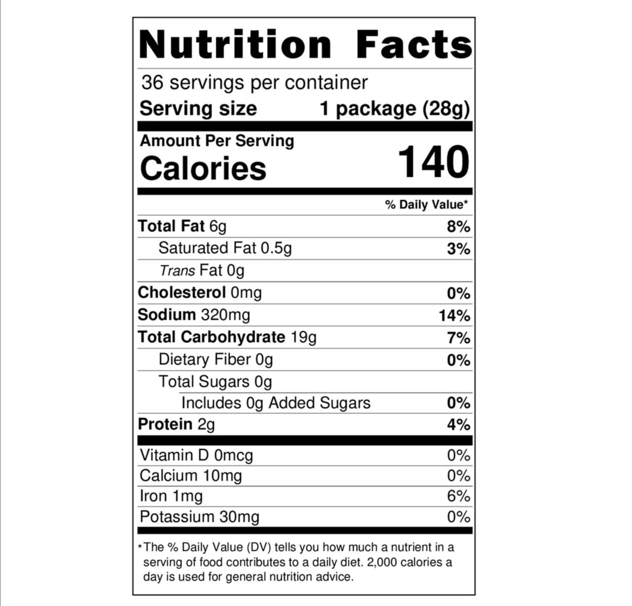 Generic .Dots Homestyle Original Pretzels Snack Bags, 1 oz., Pack of 36