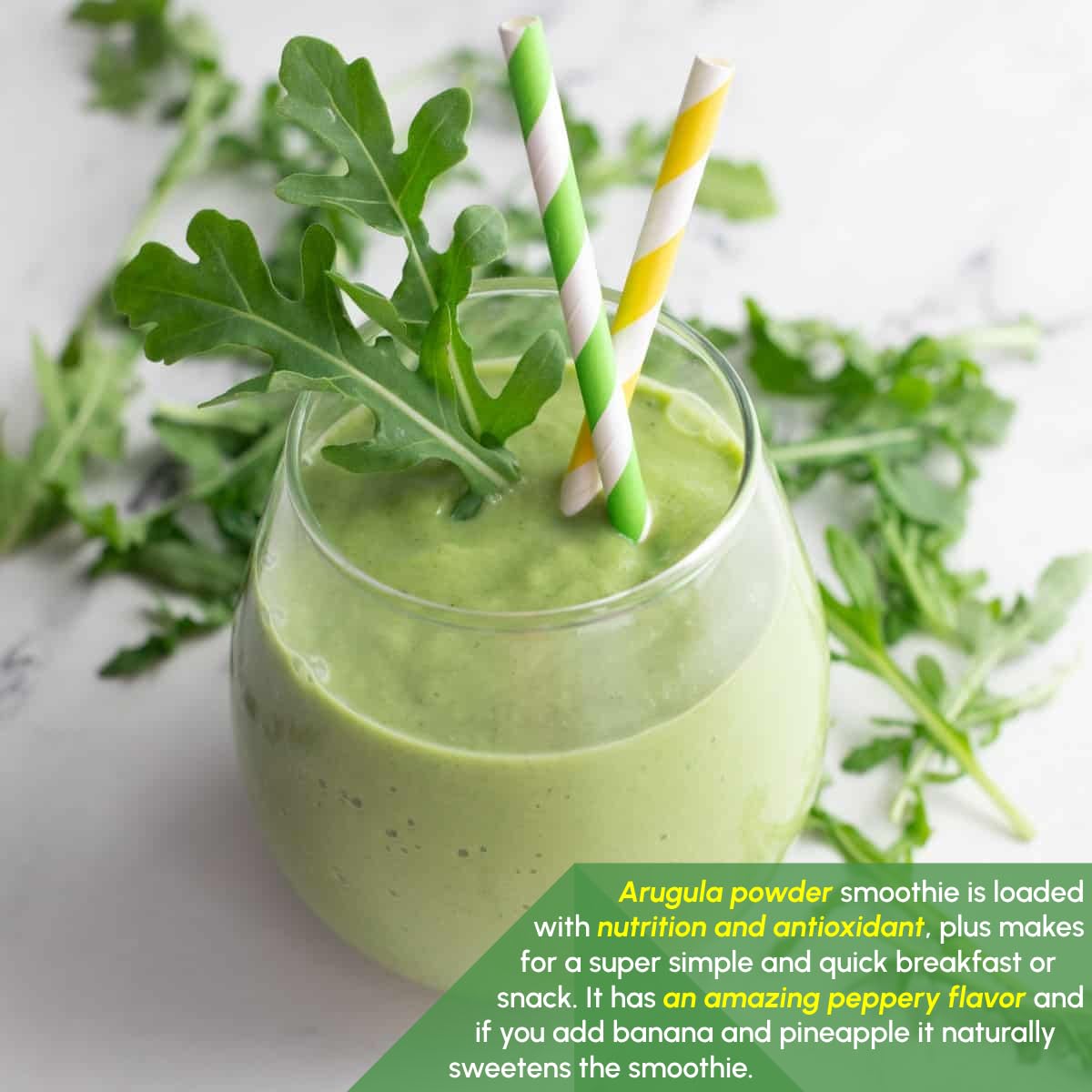 Arugula Powder 8 oz - Pure Powder Great for Seasonings, Salads