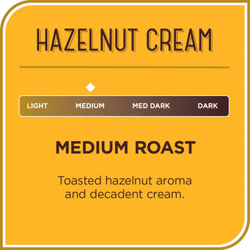 Don Francisco'S Premium Hazelnut Cream Medium Roast Ground Coffee - 100% Arabica Beans, Perfect For Drip, Pour Over, And French