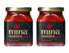 Mina Harissa Hot Sauce, Gourmet Moroccan Heat, Homestyle Spicy Red Chili Harissa Paste With Tangy Twist, 10 Oz (Pack Of 2) Harissa Sauce, Excite Your Senses With Mina'S Harissa Seasoning