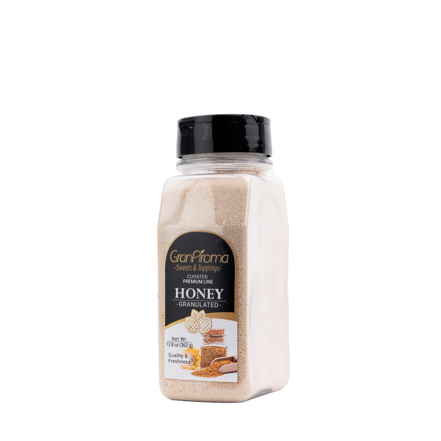 GranAroma Honey Granules, Sweet & Natural Flavor, Use in Baking, Tea, Smoothies (12.8 Ounce)